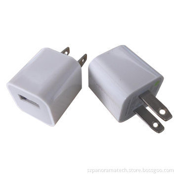 Mini USB Charger for iPhone, Colorful Mini USB Power Adapter, Input AC 100-240V, 50/60Hz, Output 1A
